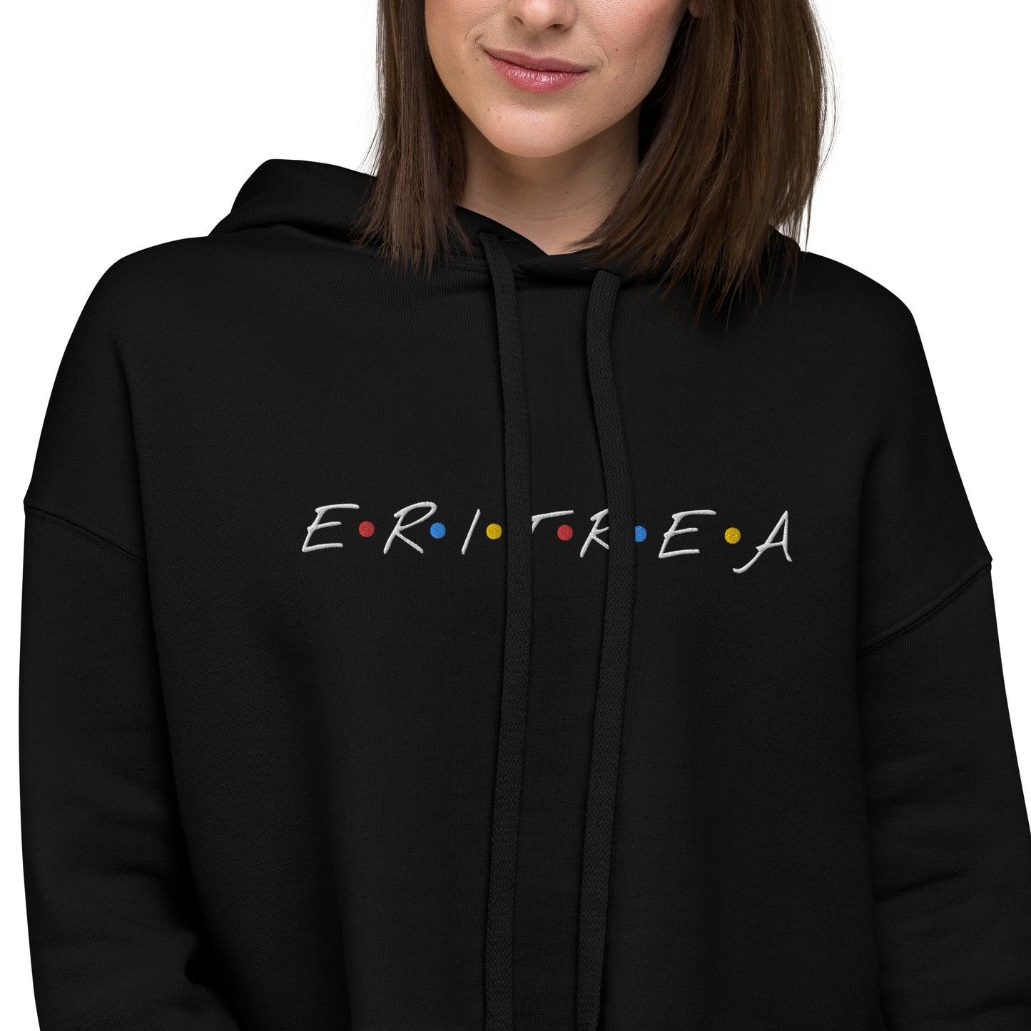 ERI- Embroidery Crop Hoodie!