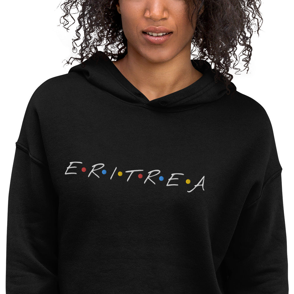 ERI- Embroidery Crop Hoodie!