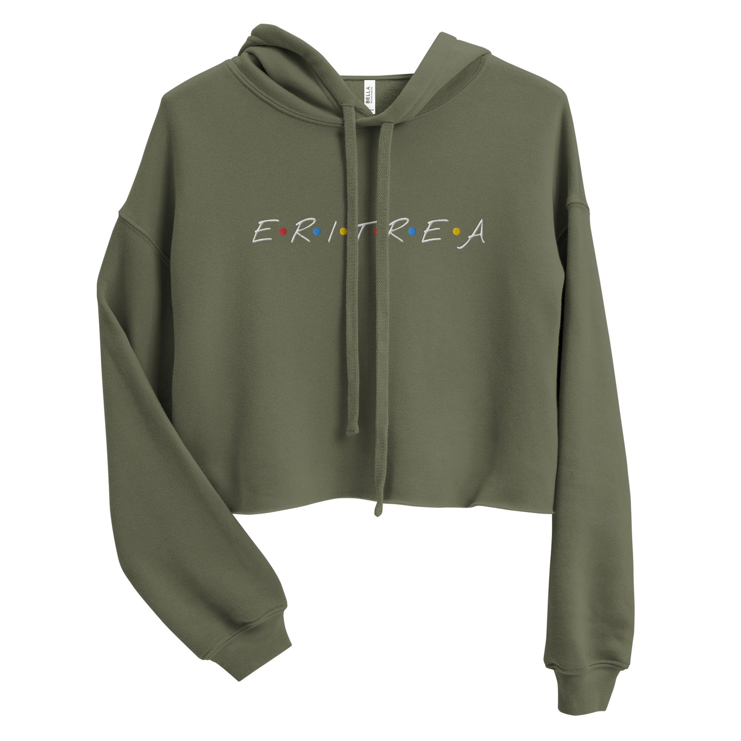 ERI- Embroidery Crop Hoodie!