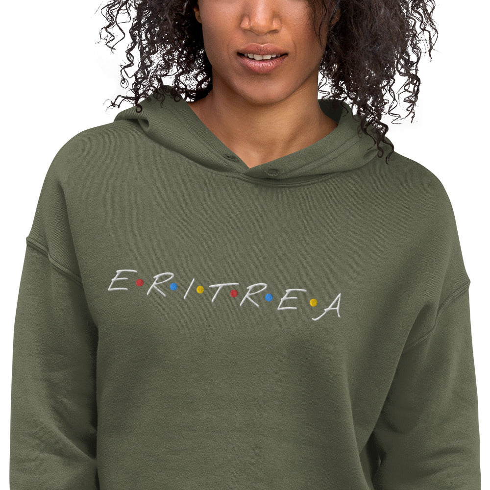 ERI- Embroidery Crop Hoodie!