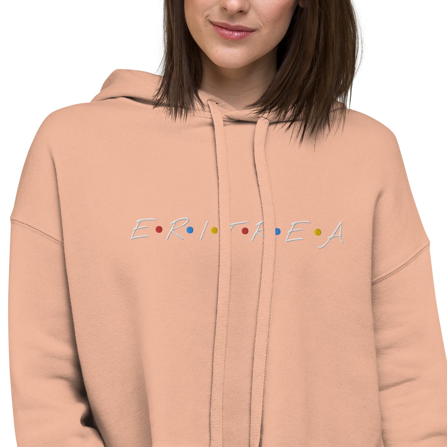 ERI- Embroidery Crop Hoodie!