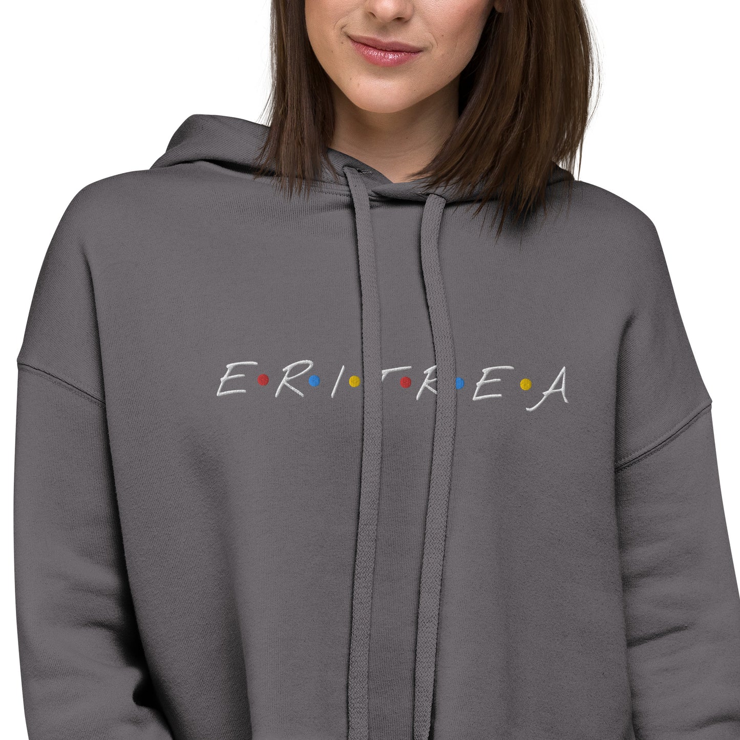 ERI- Embroidery Crop Hoodie!