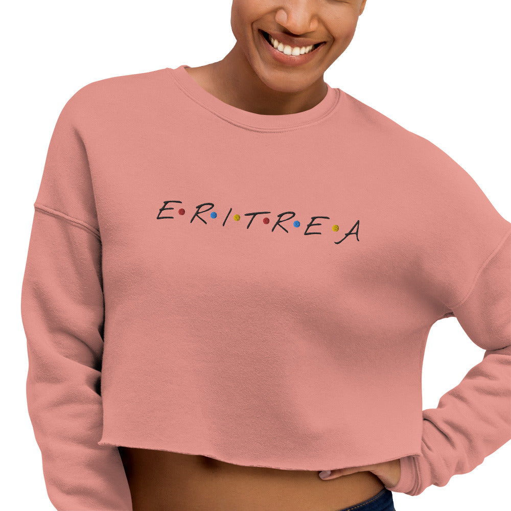 ERI-Embroidery Crop Sweatshirt!